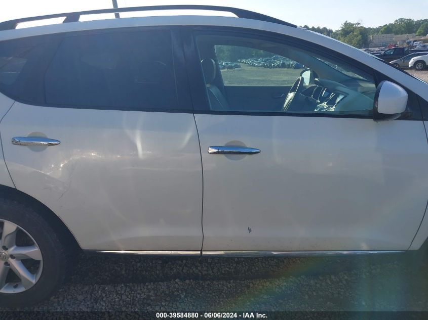 2009 Nissan Murano Sl VIN: JN8AZ18W39W119099 Lot: 39584880