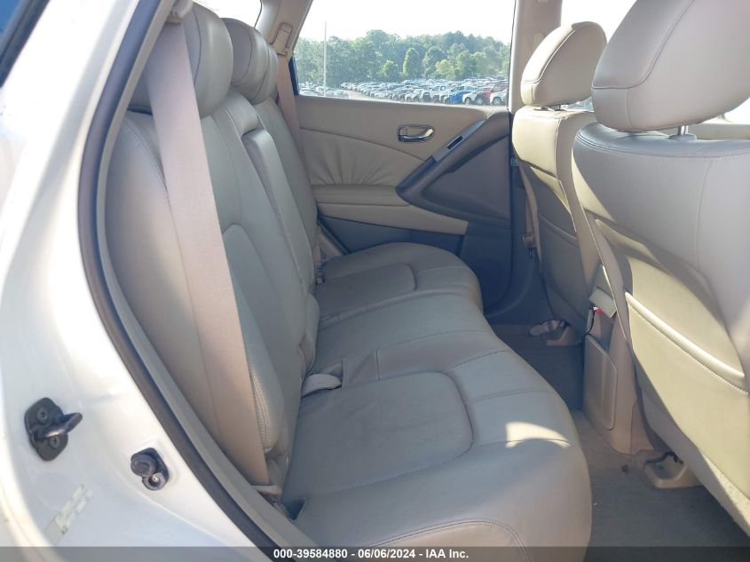 2009 Nissan Murano Sl VIN: JN8AZ18W39W119099 Lot: 39584880