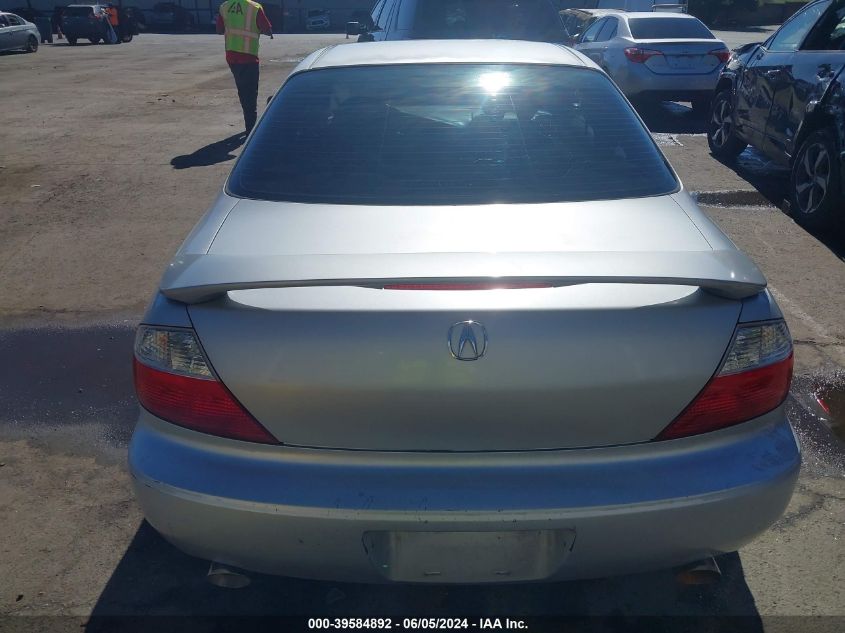2003 Acura Cl 3.2 Type S Manual VIN: 19UYA416X3A002607 Lot: 39584892