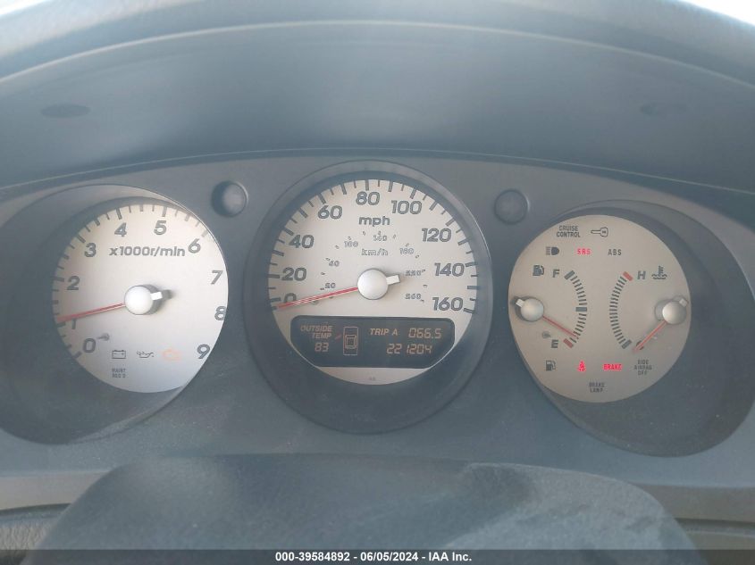 2003 Acura Cl 3.2 Type S Manual VIN: 19UYA416X3A002607 Lot: 39584892