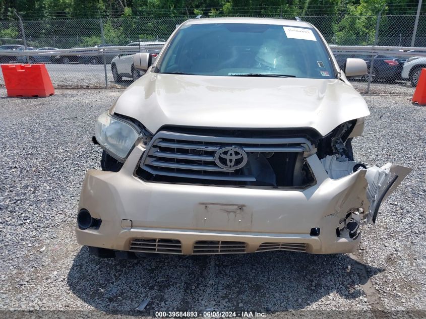 2010 Toyota Highlander Base V6 VIN: 5TDBK3EH5AS032959 Lot: 39584893