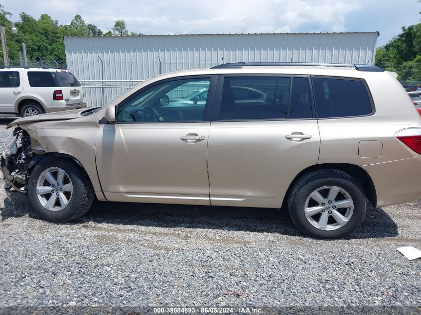 2010 Toyota Highlander Base V6 VIN: 5TDBK3EH5AS032959 Lot: 39584893