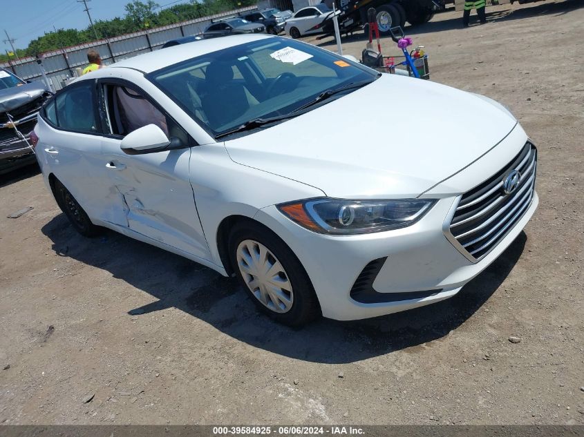 5NPD74LF5HH181146 2017 HYUNDAI ELANTRA - Image 1