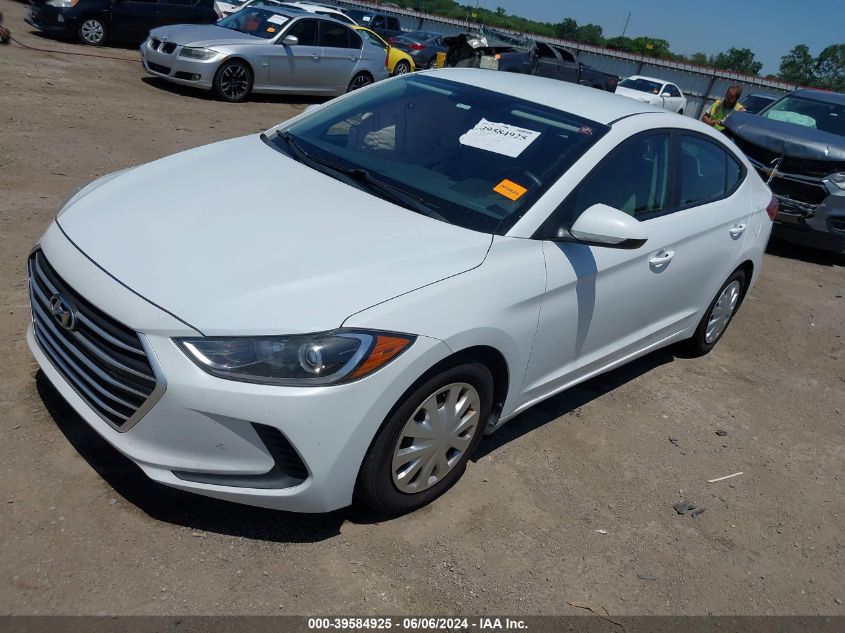 5NPD74LF5HH181146 2017 HYUNDAI ELANTRA - Image 2