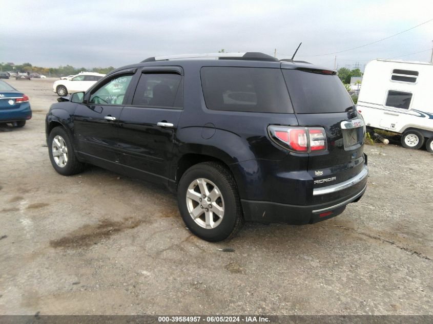 2016 GMC Acadia Sle-2 VIN: 1GKKVPKD1GJ263982 Lot: 39584957