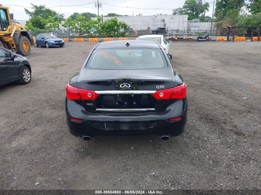 2017 Infiniti Q50 3.0T Premium VIN: JN1EV7AR7HM830253 Lot: 39584980