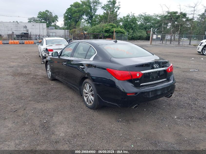 2017 Infiniti Q50 3.0T Premium VIN: JN1EV7AR7HM830253 Lot: 39584980