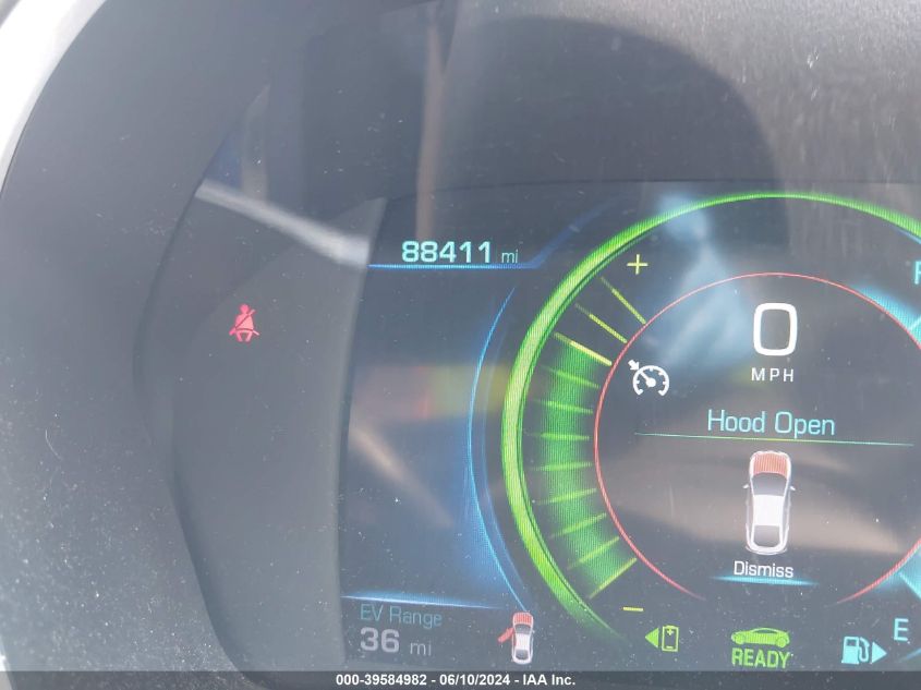 2017 Chevrolet Volt Lt VIN: 1G1RC6S51HU105220 Lot: 39584982