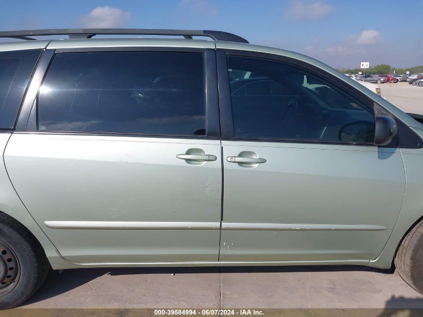 2007 Toyota Sienna Ce VIN: 5TDZK23C27S012063 Lot: 39584994