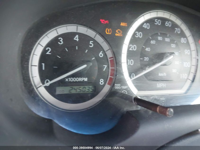 2007 Toyota Sienna Ce VIN: 5TDZK23C27S012063 Lot: 39584994