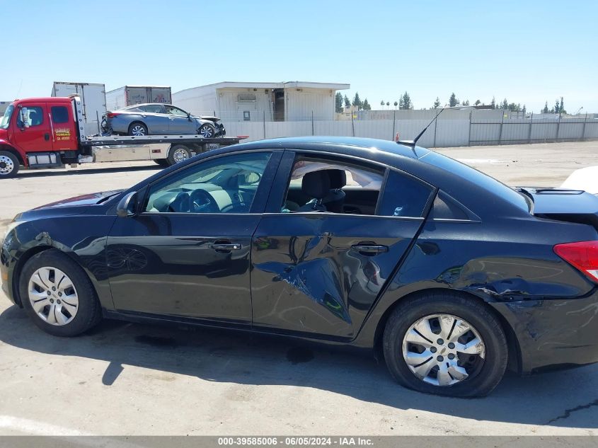 2014 Chevrolet Cruze Ls Manual VIN: 1G1PB5SH0E7310262 Lot: 39585006