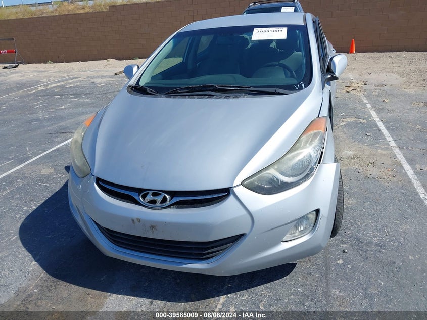 2013 Hyundai Elantra Gls VIN: 5NPDH4AE3DH159325 Lot: 39585009