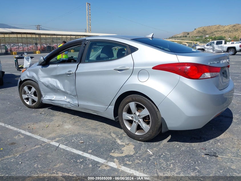 2013 Hyundai Elantra Gls VIN: 5NPDH4AE3DH159325 Lot: 39585009