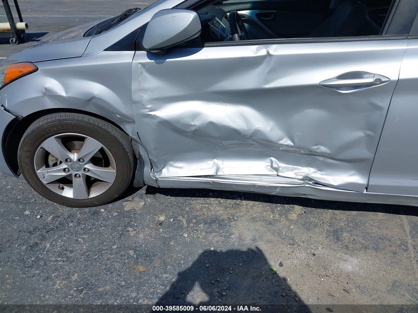 2013 Hyundai Elantra Gls VIN: 5NPDH4AE3DH159325 Lot: 39585009