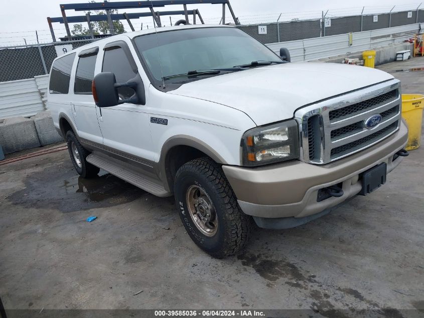 2004 Ford Excursion Eddie Bauer VIN: 1FMNU45S54EC11680 Lot: 39585036