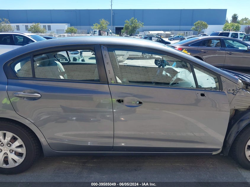 2012 Honda Civic Lx VIN: 19XFB2F56CE319420 Lot: 39585049