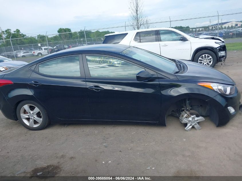 2012 Hyundai Elantra Gls (Ulsan Plant) VIN: KMHDH4AE7CU294372 Lot: 39585054