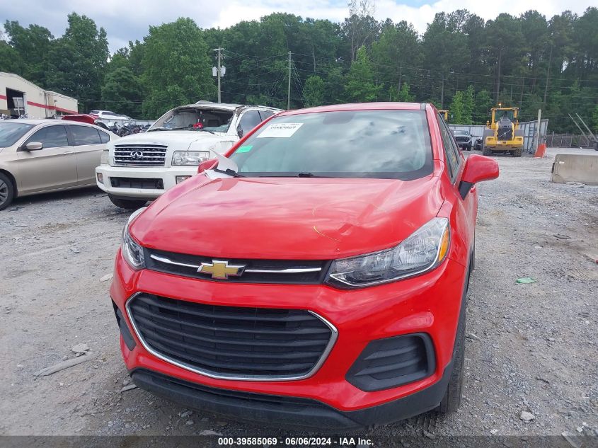 2020 Chevrolet Trax Fwd Ls VIN: KL7CJKSB5LB350668 Lot: 39585069