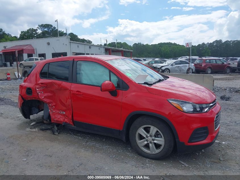 2020 Chevrolet Trax Fwd Ls VIN: KL7CJKSB5LB350668 Lot: 39585069