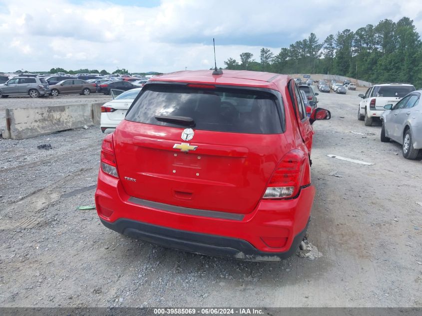 2020 Chevrolet Trax Fwd Ls VIN: KL7CJKSB5LB350668 Lot: 39585069