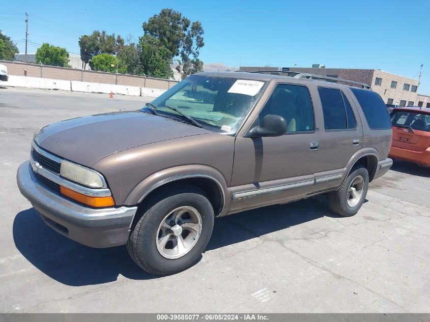 1998 Chevrolet Blazer Ls VIN: 1GNCS13W8W2106181 Lot: 39585077