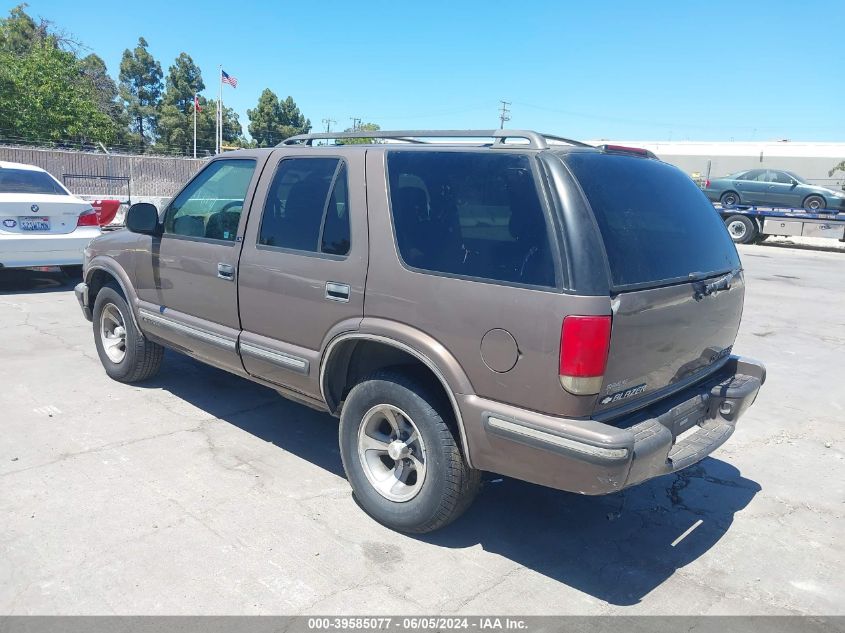 1998 Chevrolet Blazer Ls VIN: 1GNCS13W8W2106181 Lot: 39585077