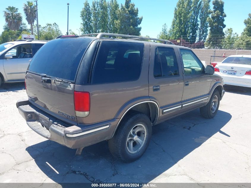 1998 Chevrolet Blazer Ls VIN: 1GNCS13W8W2106181 Lot: 39585077