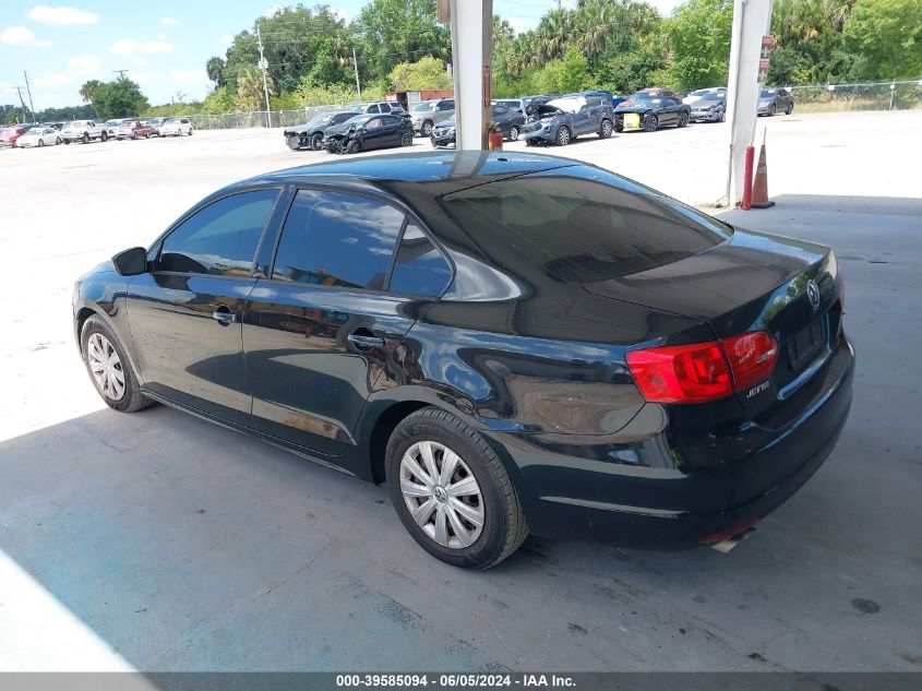 2014 Volkswagen Jetta 2.0L S VIN: 3VW2K7AJ7EM370642 Lot: 39585094