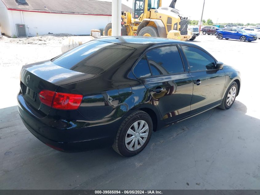 2014 Volkswagen Jetta 2.0L S VIN: 3VW2K7AJ7EM370642 Lot: 39585094