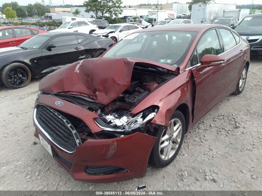 2014 Ford Fusion Se VIN: 3FA6P0HD2ER210187 Lot: 39585112