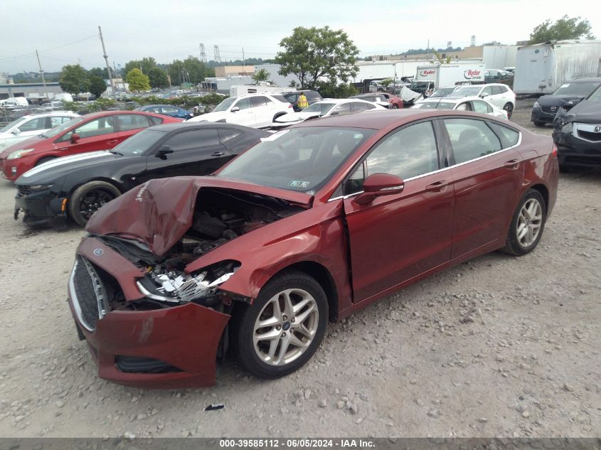 2014 FORD FUSION SE - 3FA6P0HD2ER210187