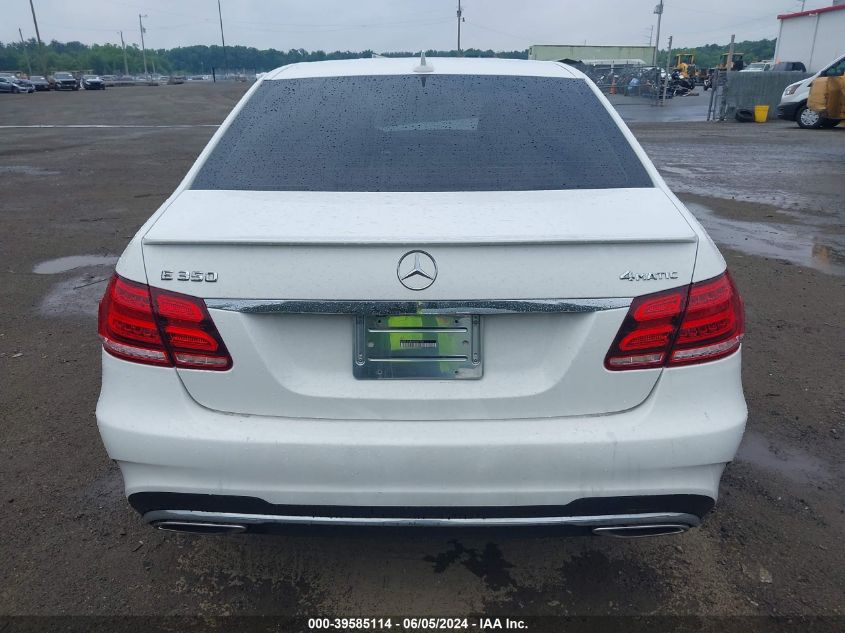 2014 Mercedes-Benz E 350 4Matic VIN: WDDHF8JB4EB007406 Lot: 39585114