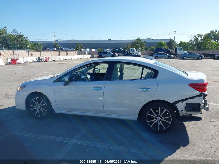 2017 Subaru Impreza Limited VIN: 4S3GKAT64H3627809 Lot: 39585115