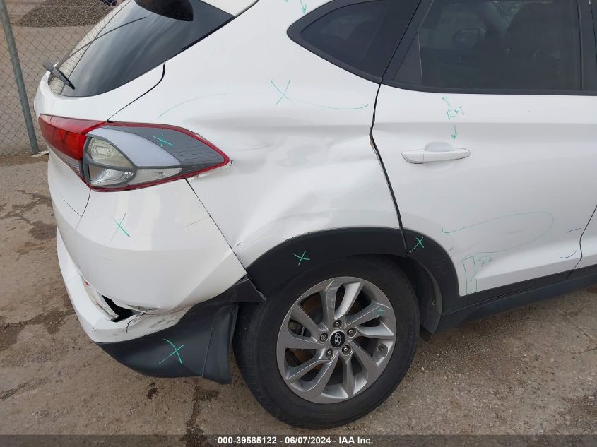 KM8J23A40JU700012 2018 Hyundai Tucson Se