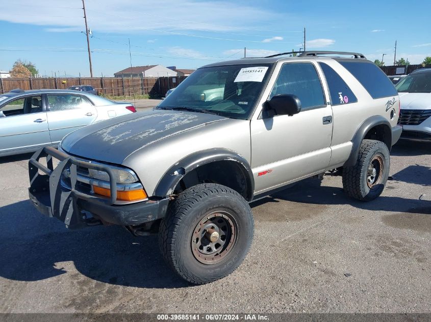 2000 Chevrolet Blazer Ls VIN: 1GNCT18W5YK236363 Lot: 39585141