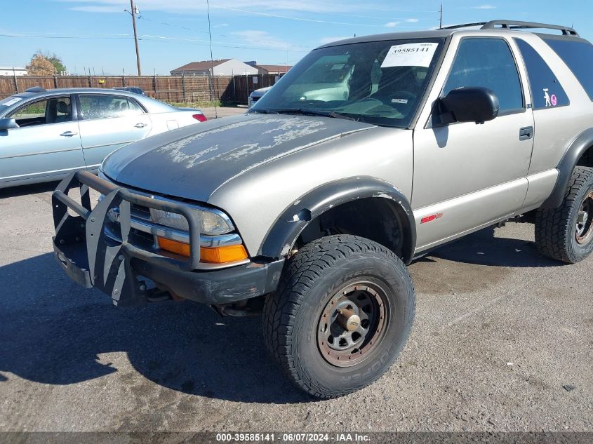 2000 Chevrolet Blazer Ls VIN: 1GNCT18W5YK236363 Lot: 39585141