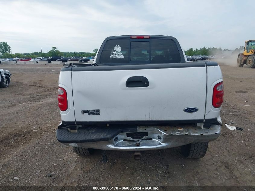 2001 Ford F-150 King Ranch Edition/Lariat/Xlt VIN: 1FTRW08L21KE01074 Lot: 39585170