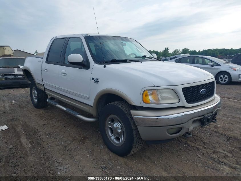 2001 Ford F-150 King Ranch Edition/Lariat/Xlt VIN: 1FTRW08L21KE01074 Lot: 39585170