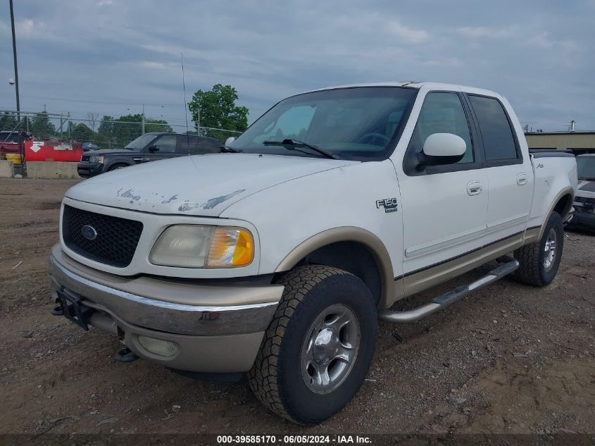 2001 Ford F-150 King Ranch Edition/Lariat/Xlt VIN: 1FTRW08L21KE01074 Lot: 39585170