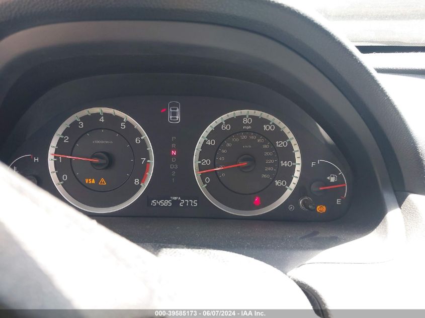 2009 Honda Accord 2.4 Ex-L VIN: 1HGCP26839A185333 Lot: 39585173