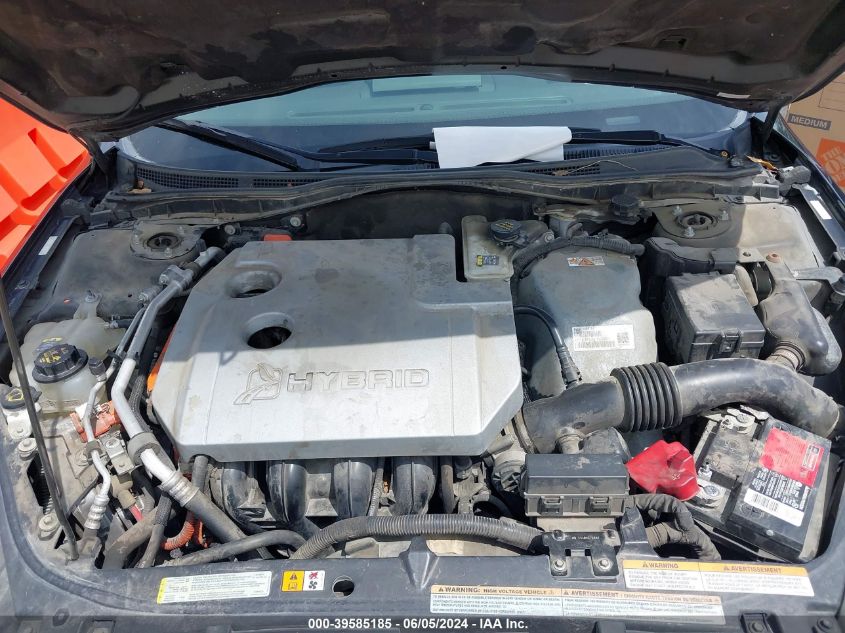 2011 Ford Fusion Hybrid VIN: 3FADP0L38BR311560 Lot: 39585185