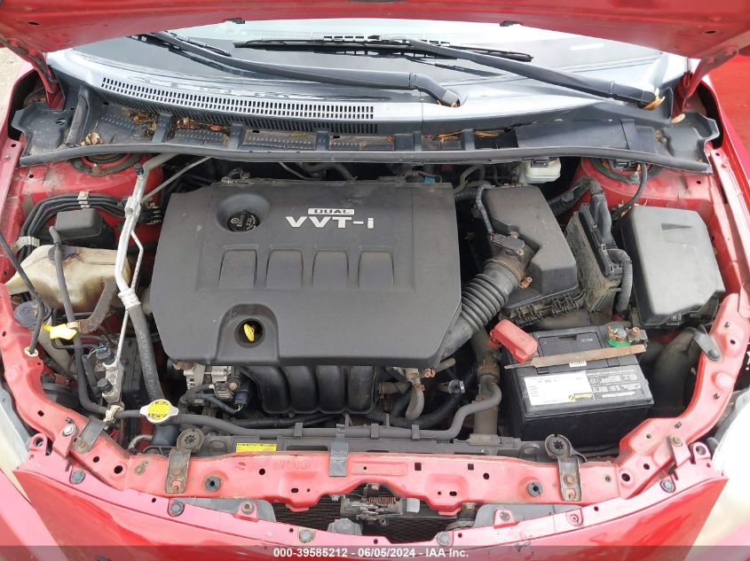 2010 Toyota Corolla S VIN: 2T1BU4EE1AC437568 Lot: 39585212