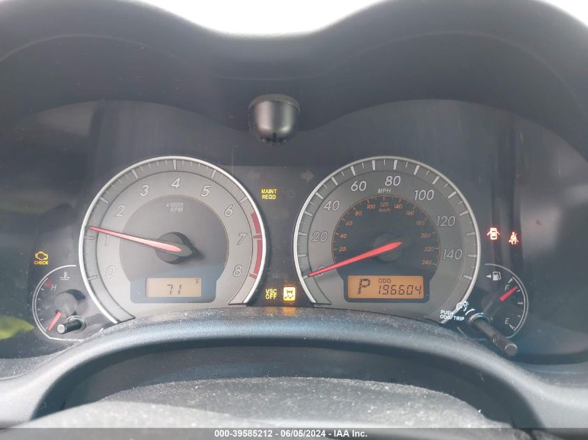 2010 Toyota Corolla S VIN: 2T1BU4EE1AC437568 Lot: 39585212