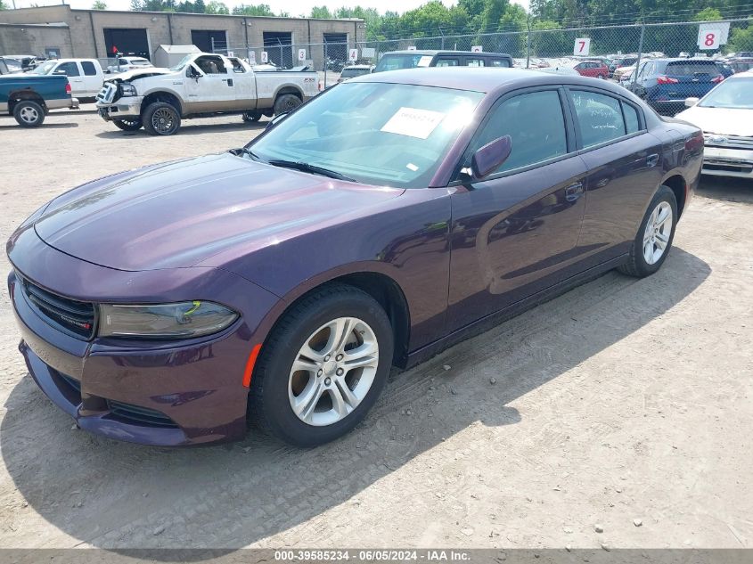 2022 Dodge Charger Sxt Rwd VIN: 2C3CDXBG2NH110236 Lot: 39585234