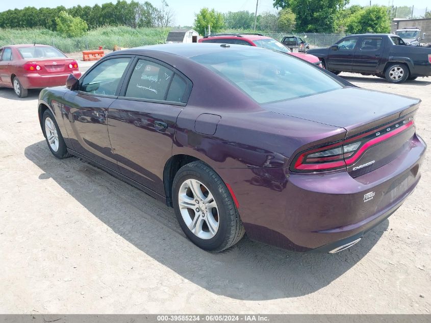 2022 Dodge Charger Sxt Rwd VIN: 2C3CDXBG2NH110236 Lot: 39585234