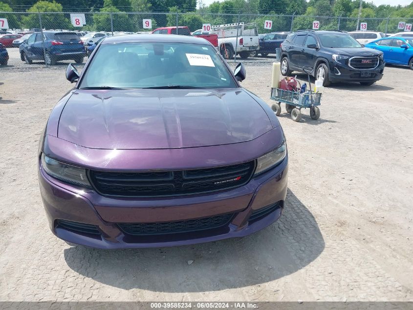 2022 Dodge Charger Sxt Rwd VIN: 2C3CDXBG2NH110236 Lot: 39585234