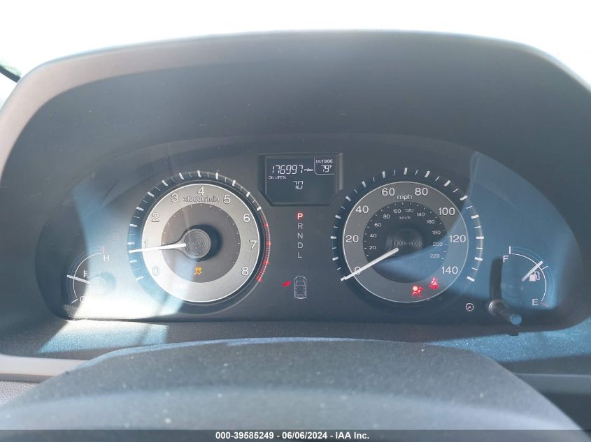 2012 Honda Odyssey Ex-L VIN: 5FNRL5H66CB038259 Lot: 39585249