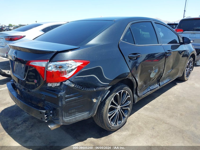 2014 Toyota Corolla S Plus VIN: 5YFBURHEXEP148686 Lot: 39585250