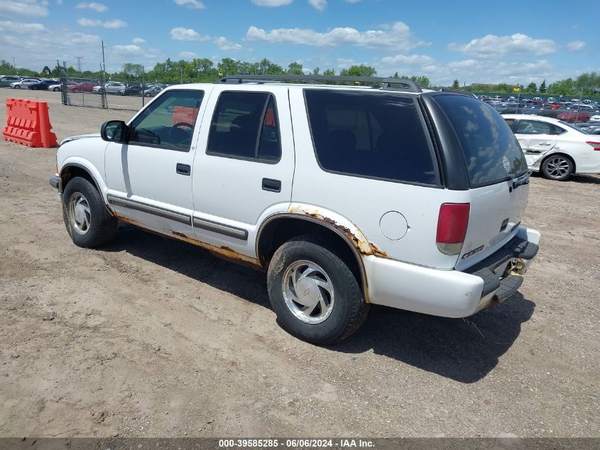 2001 Chevrolet Blazer Lt VIN: 1GNDT13W112163848 Lot: 39585285