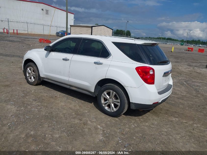 2013 Chevrolet Equinox Ls VIN: 2GNALBEK9D6261522 Lot: 39585287